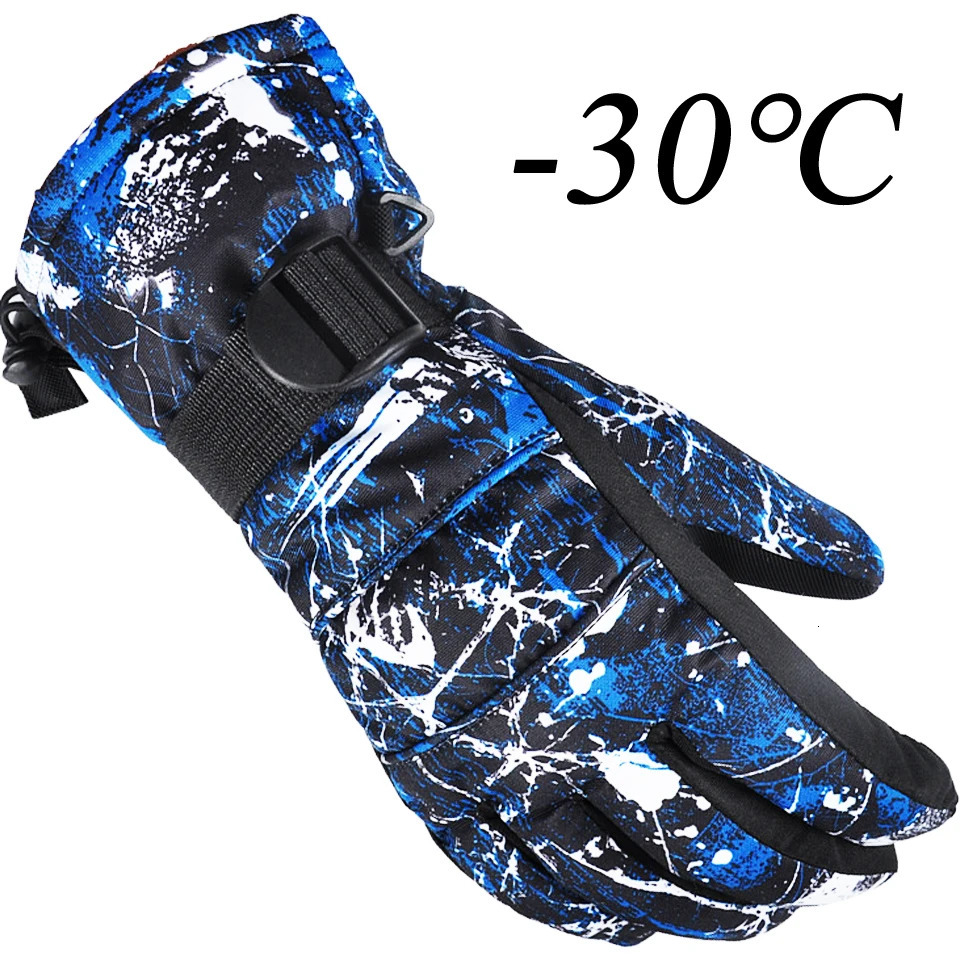 MenWomenKids Ski Gloves Snowboard Ultralight Waterproof Winter Sonw Warm Fleece Motorcycle Snowmobile Riding 241024