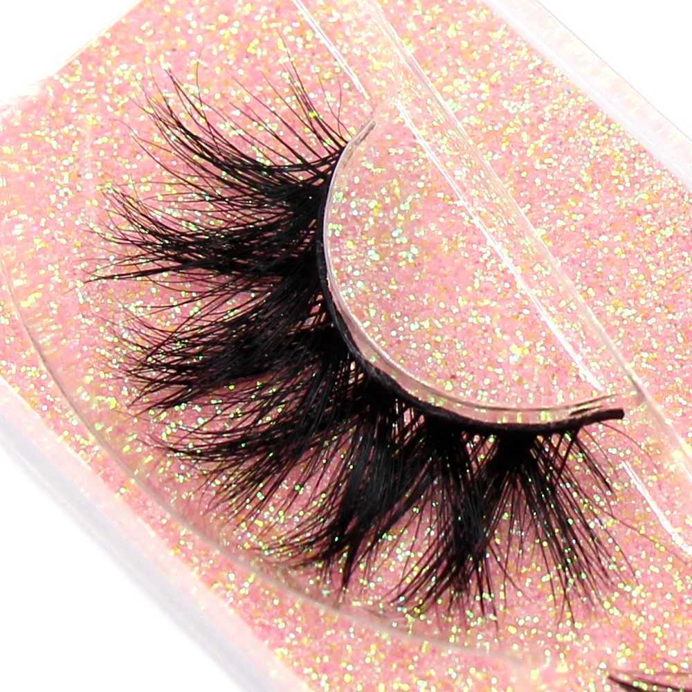 FOXESJI makeup eyelashes 3D mink eyelashes fluffy and soft Wispy natural cross eyelash extension reusable false eyelashes mink false eyelashesW241024