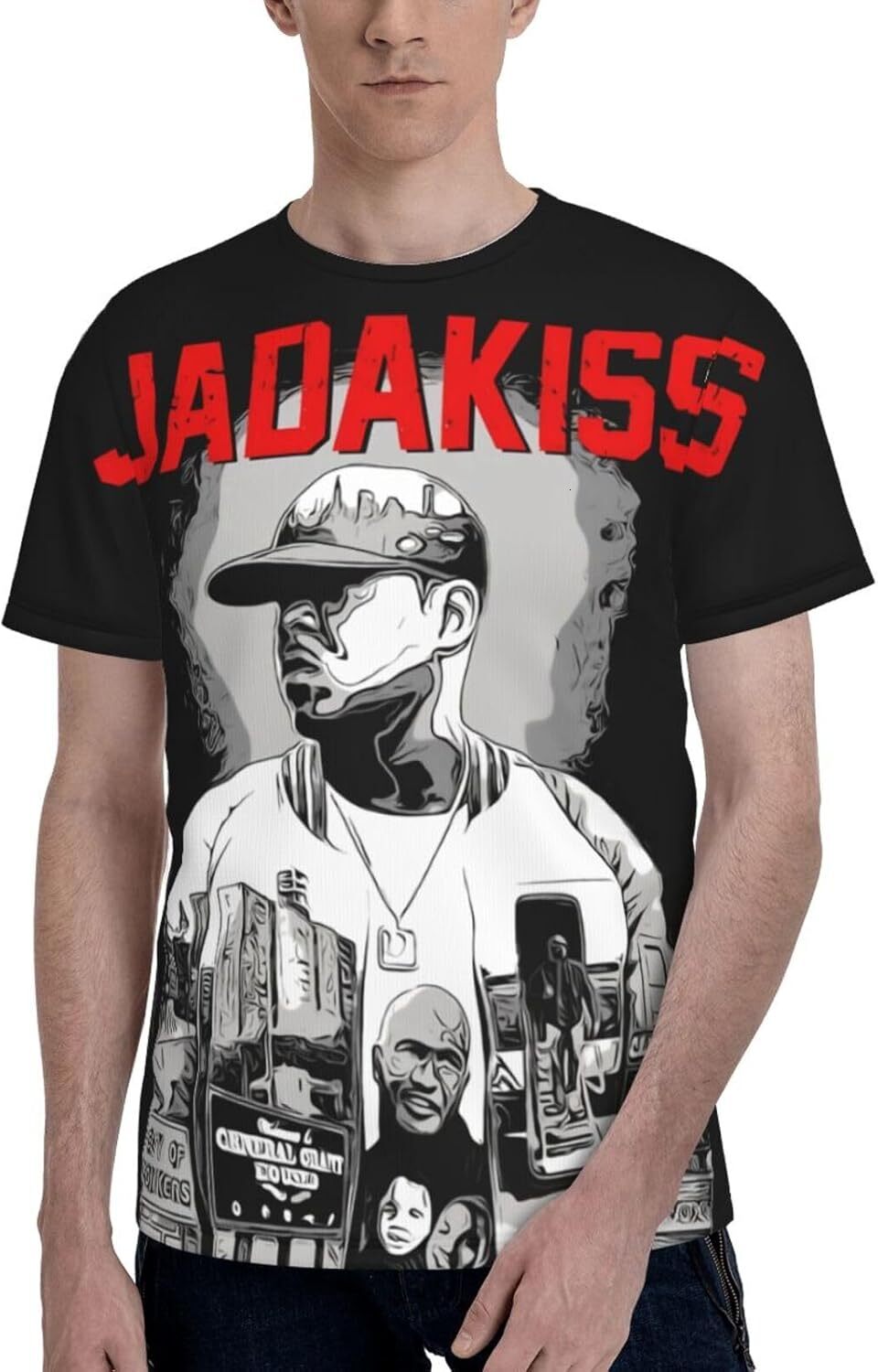 Mens T shirt Shirt Mens Short Sleeve T Shirts 3D Printing Fashion Tee Shirt Black tee Casual tops summer clothes Hip hop trend cool