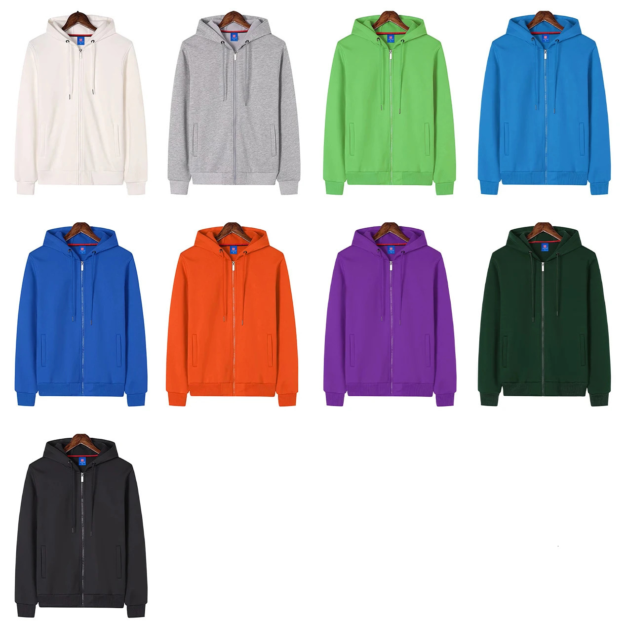 Winter Polar Fleece Zipper Hoodies Unisex High Quality Wholesale Pullover Heavyweight Thick For Men Sudadera Para Hombre 241021