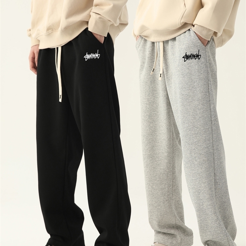 Mens jogging pants baggy pants neutral breathable baggy outdoor pants fashion n jogging pants 2024 sweatpants y241010