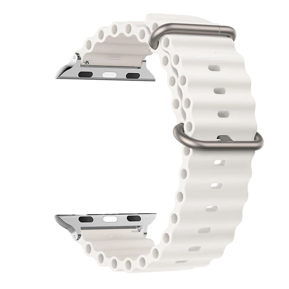 Strap For Apple Watch Band 44mm 49mm 40mm 45mm 41 38 Accessorie Correa Silicone Bracelet Ultra 2 serie 7 6 se 8 9 241010