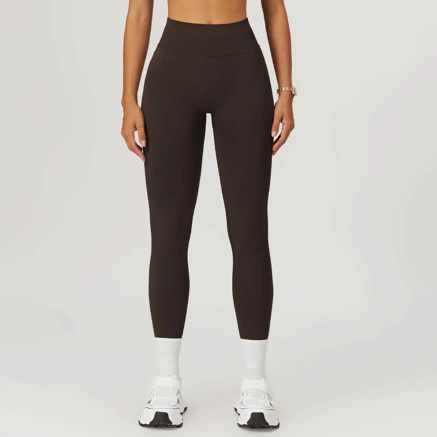 Seamless yoga legs womens fitness legs running and cycling legs breathable sports legs high waisted sportswear W250326