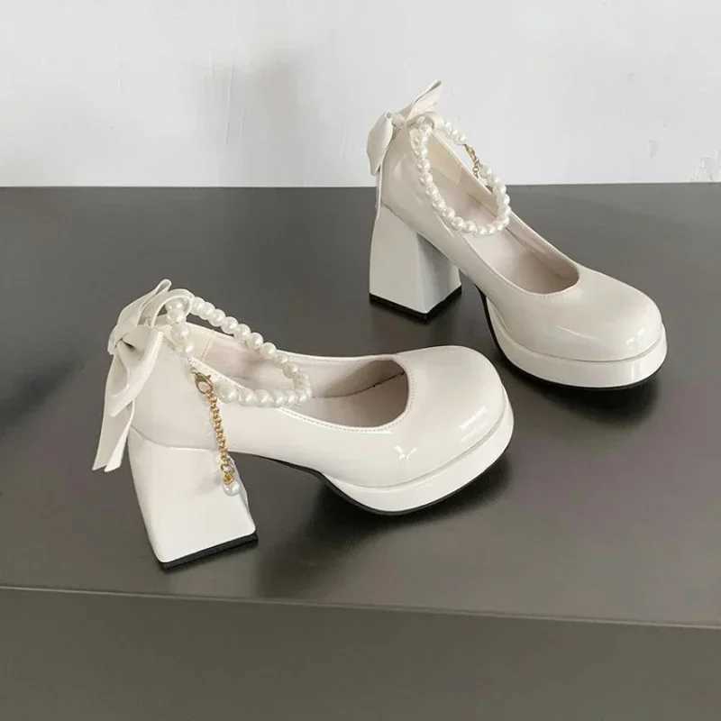 High Quality New Fi Pu Leather Womens High Heels Party Wedding Shoes for Womens Shoes T241024