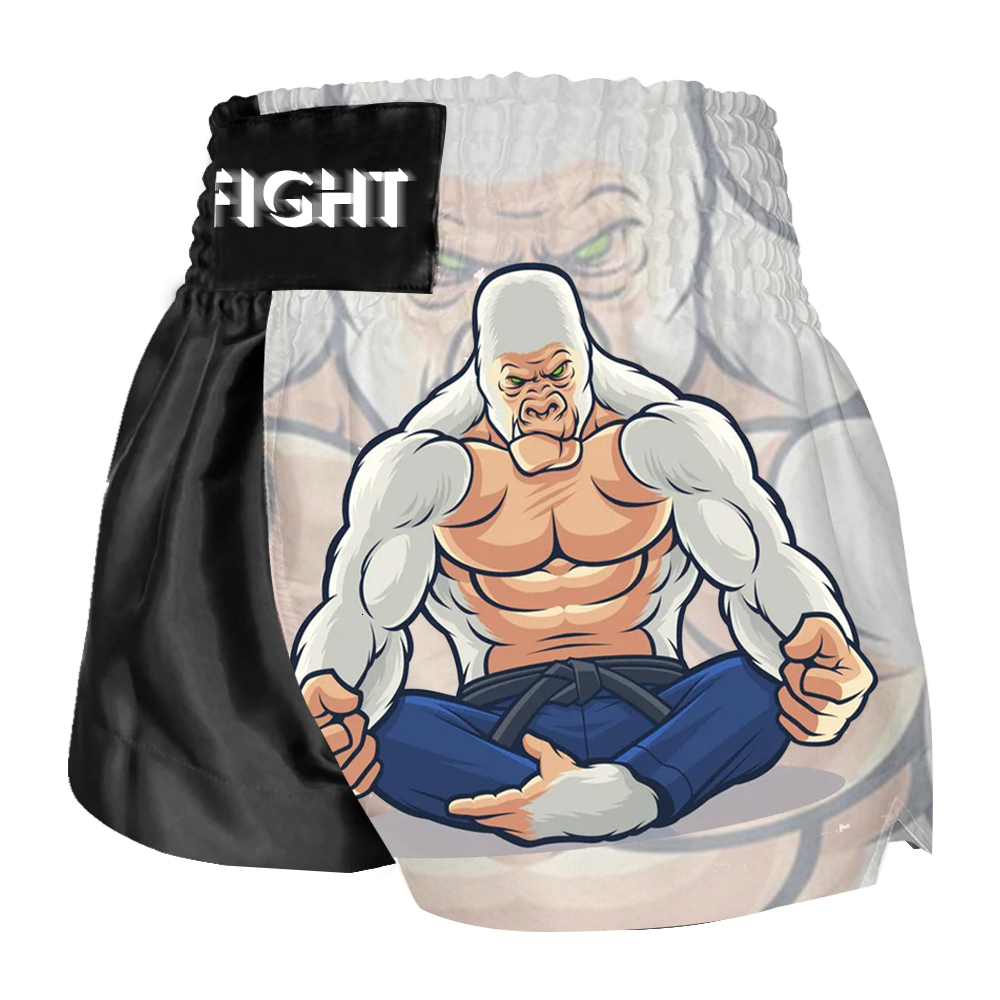 Unisex Free Fighting Boxing shorts Printed Boys Muay Thai Shorts Club fitness shorts