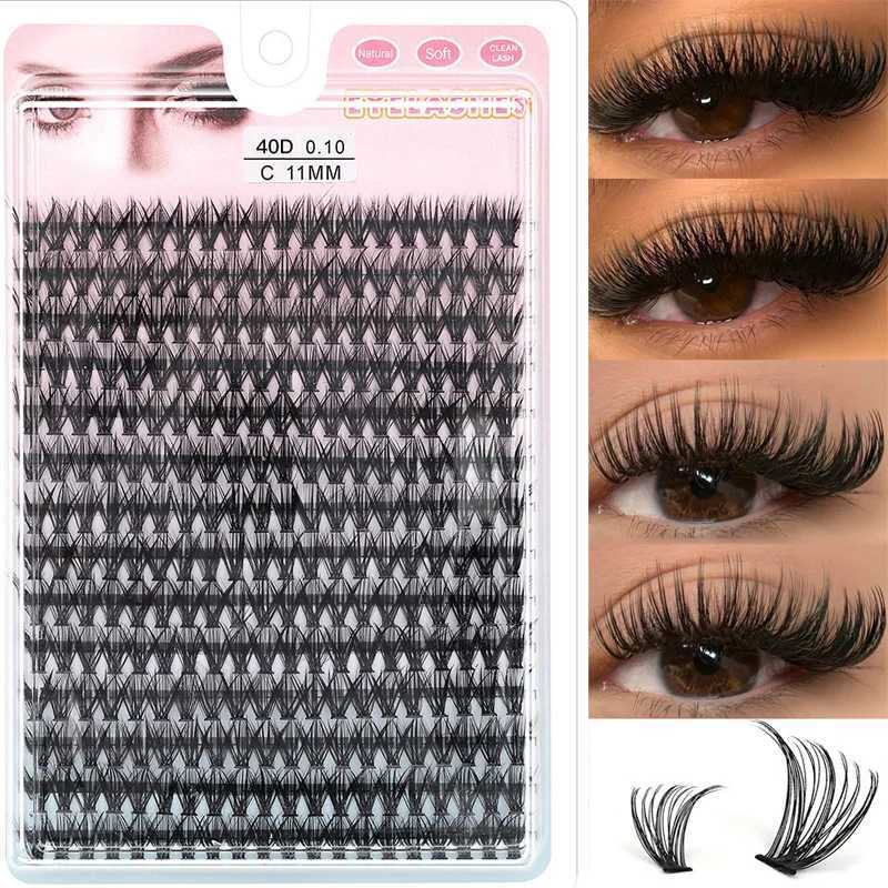 280/160pcs cluster eyelash types Graff eyelashes 8-16mm natural vivid eye makeup eyelashes extend personal eyelashesW241024