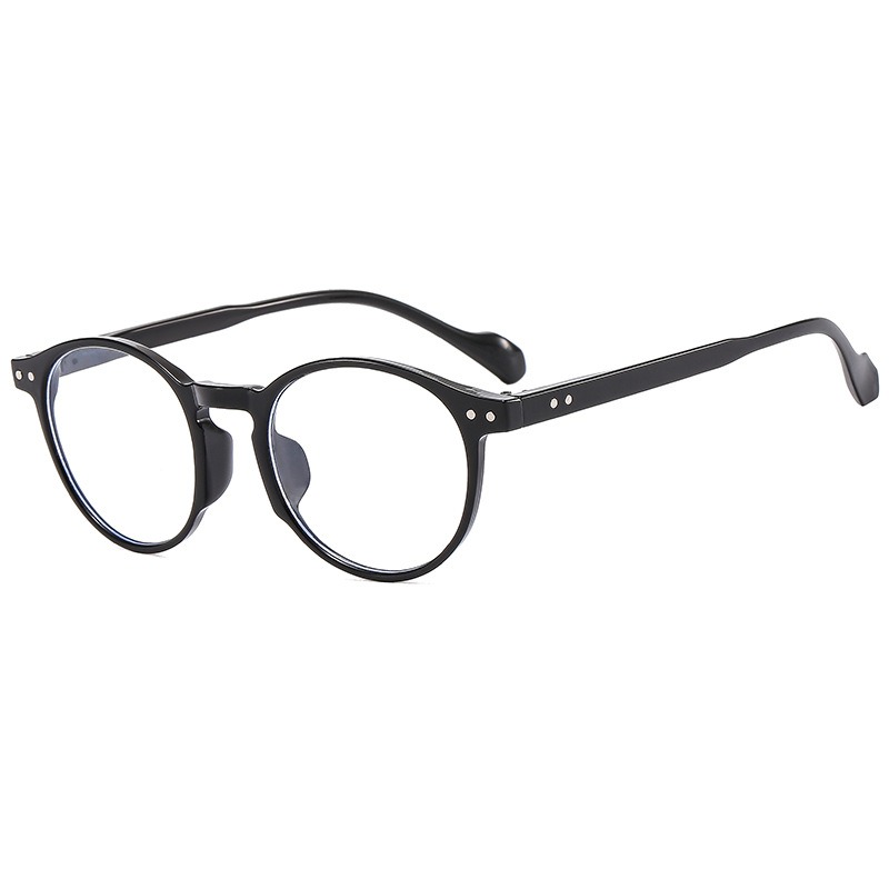 Frame Round Rice Nail European and American Cross-border 2024 New Fashion Trend Street Photography Concave Shaped Hip-hop Sunglasses