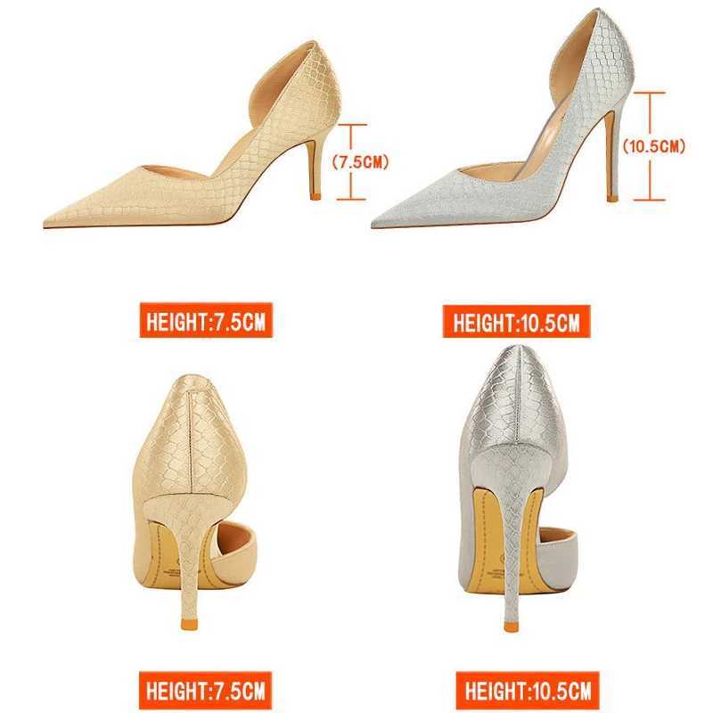 High Quality BIGTREE shoe designer new womens pump toe high heels womens shoes Fi high heels pump sexy party shoes Plus size 43 T241024