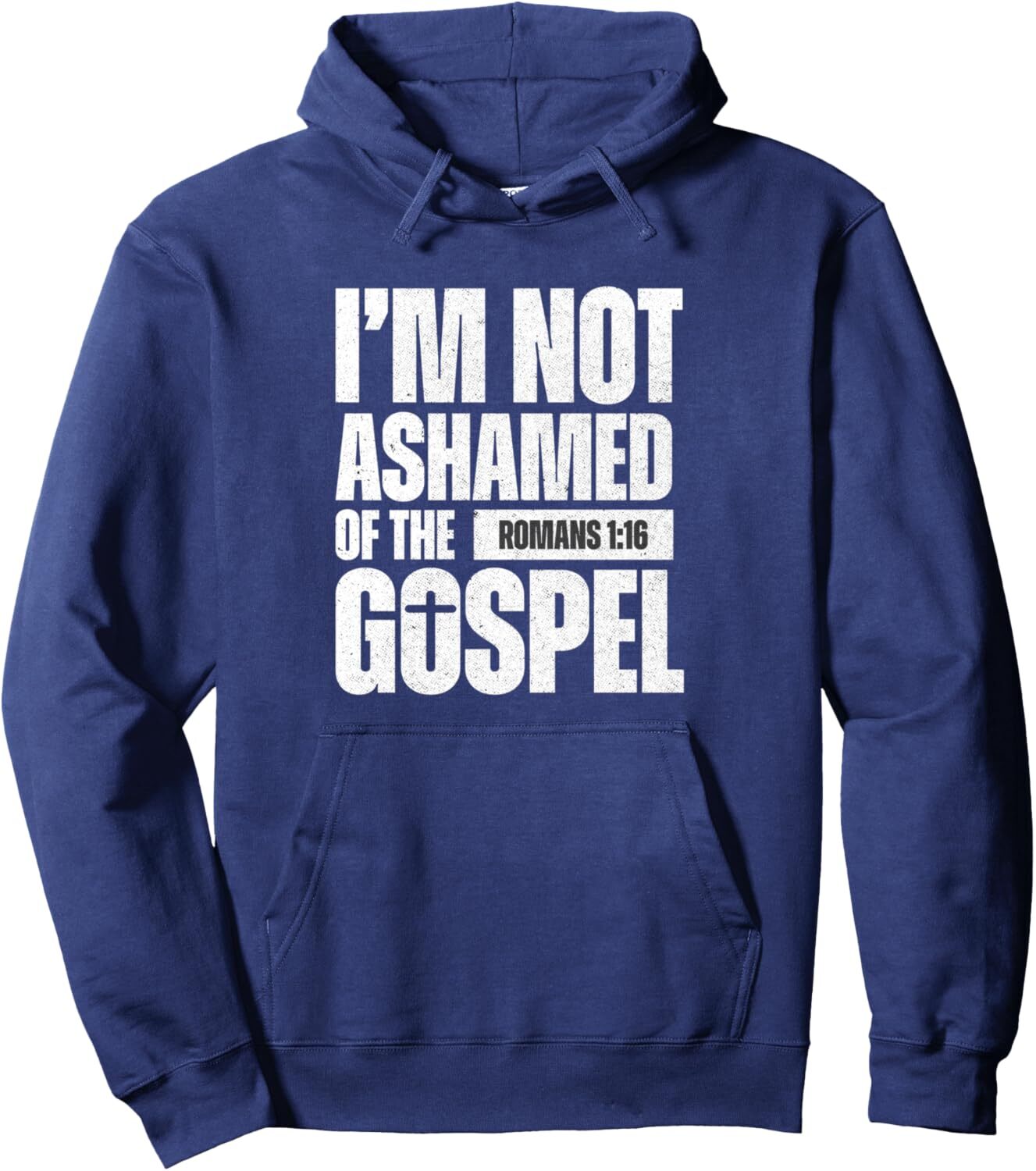 Hoodie for Mens Womens Im not ashamed of the Gospel of Jesus Romans Pullover Hoodie Graphic Hoodies sweatshirt Pullover Long Sleeve