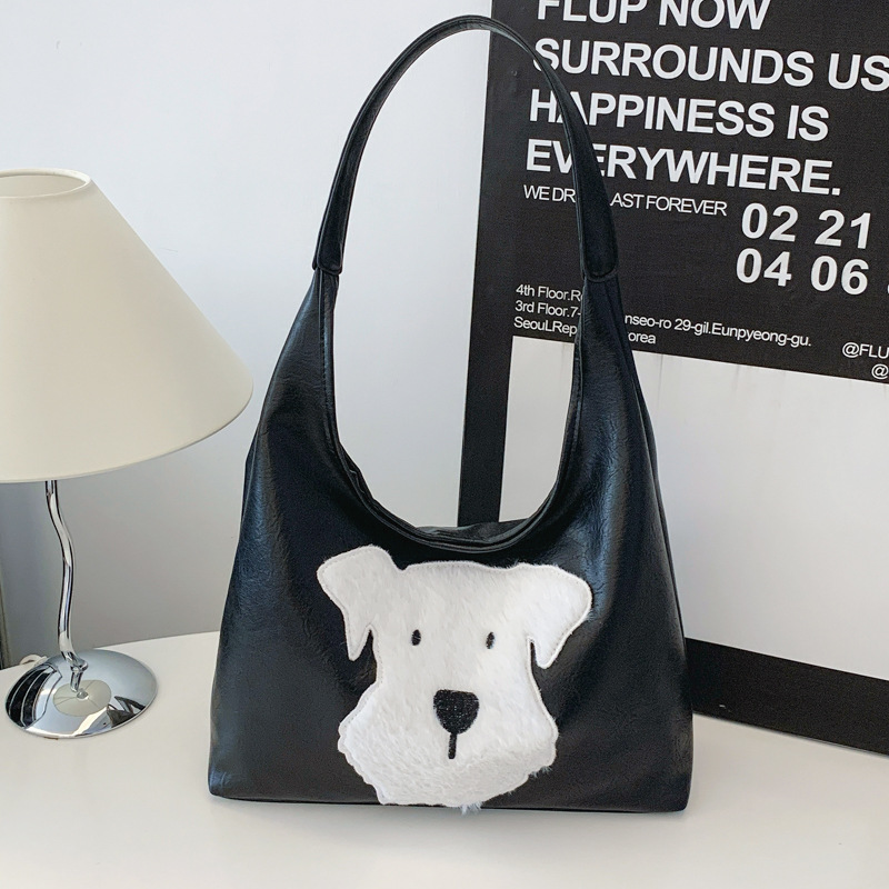 2025 Designer 2024 New Popular 3 Sausage Dog Autumn/Winter Shoulder Large Capacity Commuter Tote Bag for Women