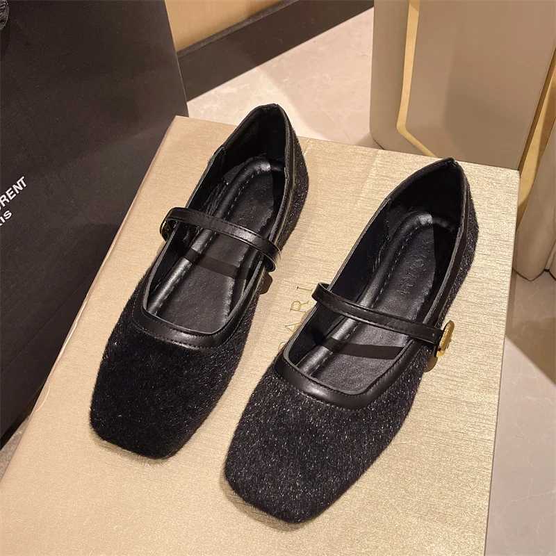 High Quality Fi new design womens flat shoes with round toe leopard print shoes casual breathable and smooth - flat shoes outdoor womens Mary Jane sho