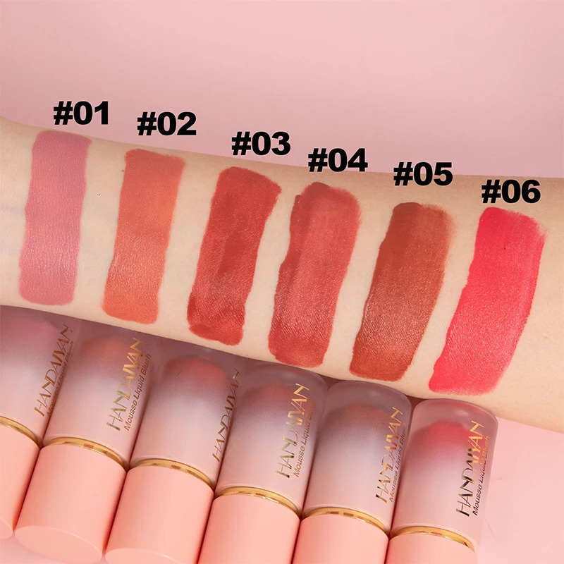 Cheek Liquid Blush Stick Durable Natural Sponge Eye Shadow Matte Moisturizing Waterproof Facial Makeup Cosmetics 241024