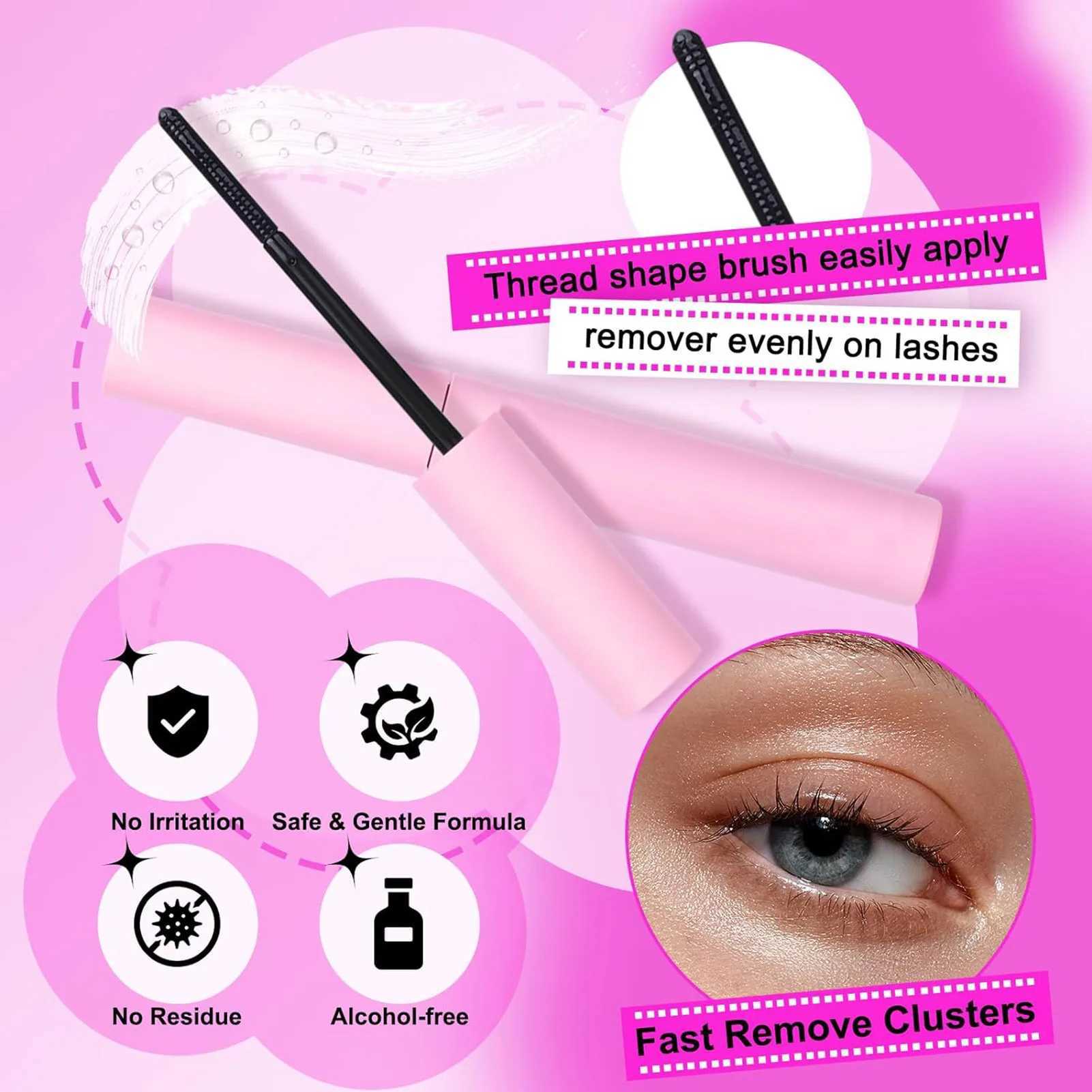 30D 40D False Eyelash Extension Set 9-16mm DIY Polyester Eyelash Adhesive and Sealer Pushing Set Realistic Appearance Eyelash MakeupW241024
