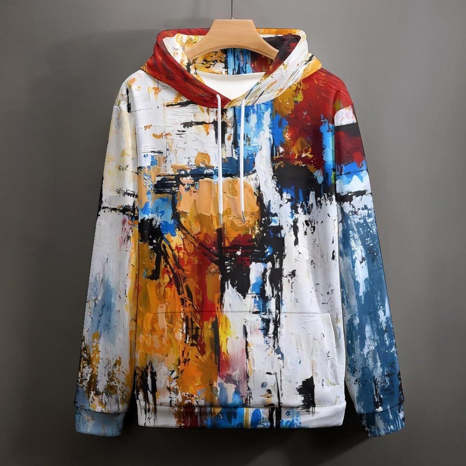 Hoodie for Mens 3D Prints Unisex Graphic Hoodies For Men Realistic Digital Print Pullover Fashionable and Warm