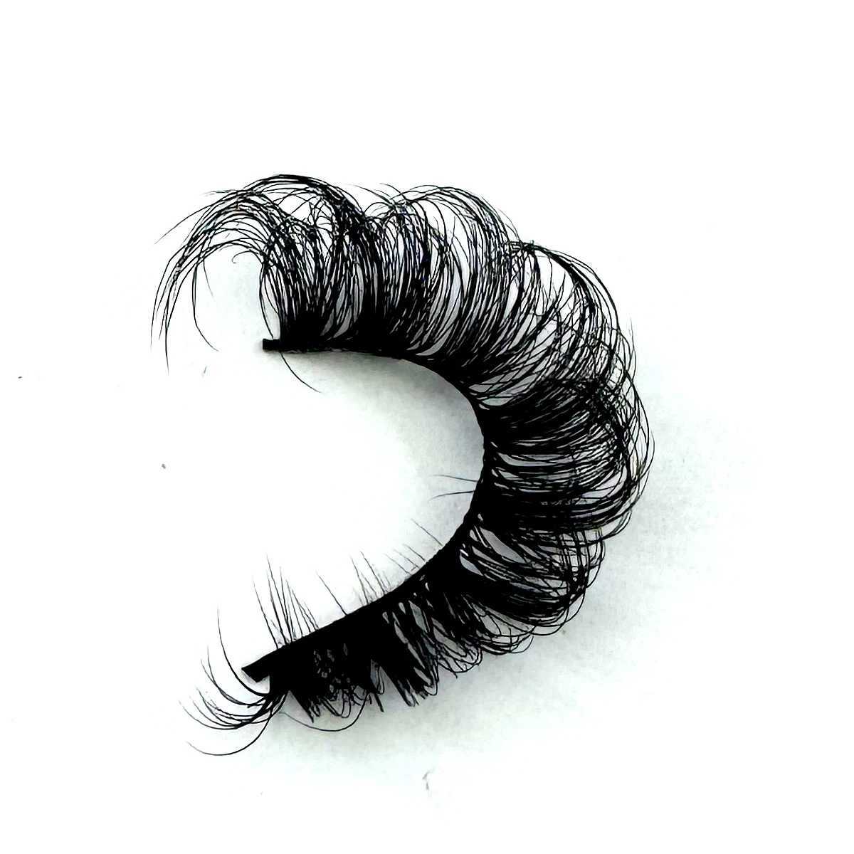 7 pairs of Russian striped eyelashes DD curly eyelash pack fluffy false eyelashesW241024