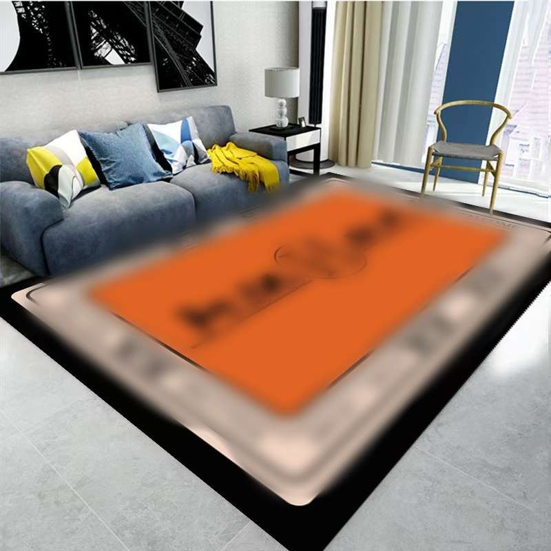 Fashion designer carpet Living Room Bedroom Mens Shoe wall Trend Bed side mattress Modern carpet mat M260207