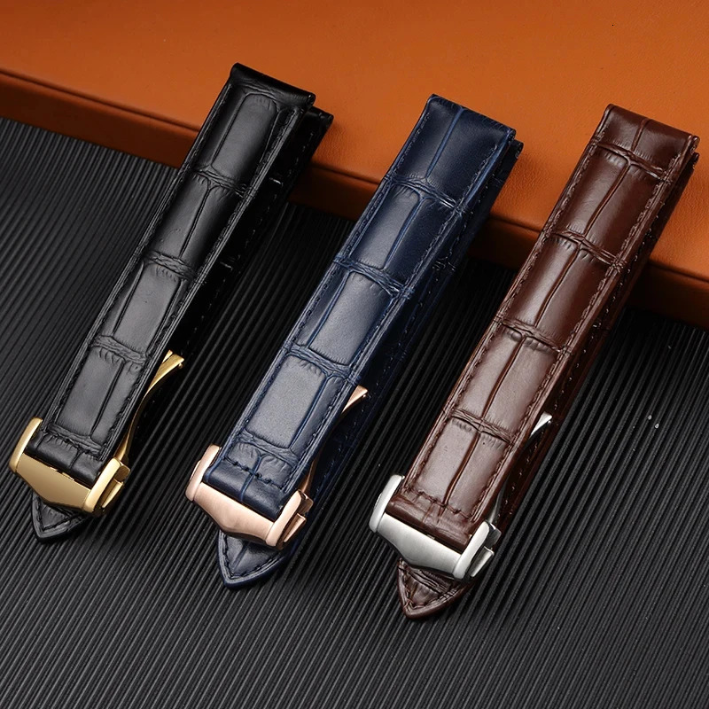 18mm19mm20mm21mm22mm Genuine Leather Watch Strap for Series with Watchband Accessories 241010