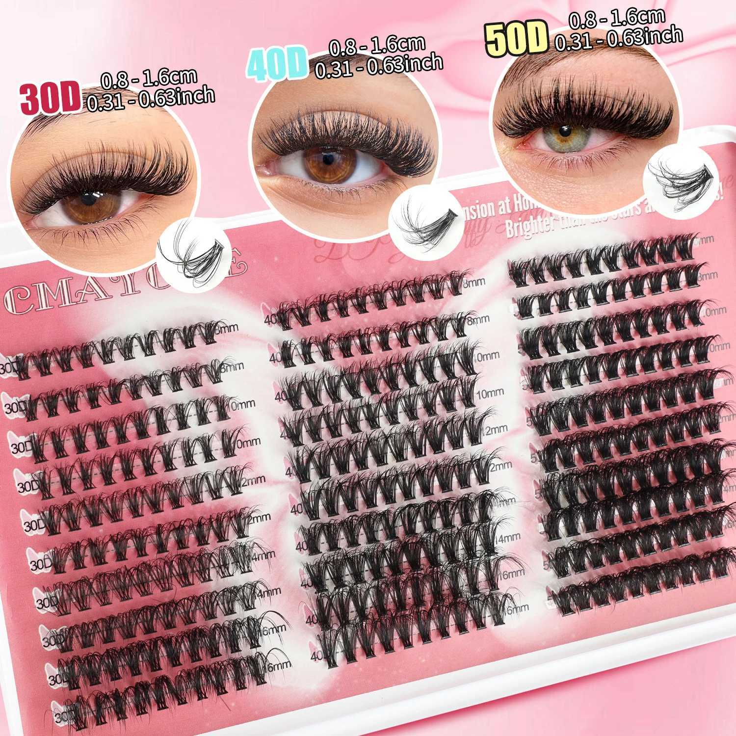 570 clusters multiple specifications and types to meet daily needs luxurious and gorgeous eyelash book collectionsW241024