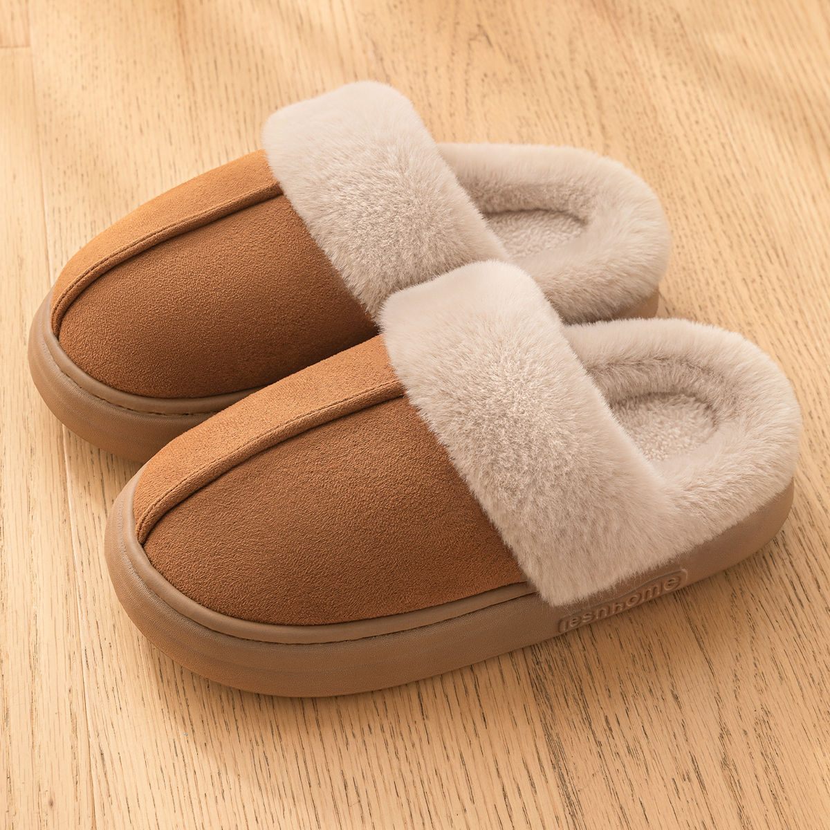 new free shipping shoes designer sandals flat sandals for women soft warm brown slides slippers winter rubber non-slip house shoes sliders slide