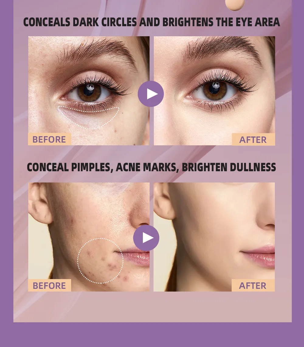 Liquid Contouring Concealer Cream Makeup Waterproof Moisturizing Lasting Cover Acne Dark Circles Foundation Face Korean Cosmetic y241024