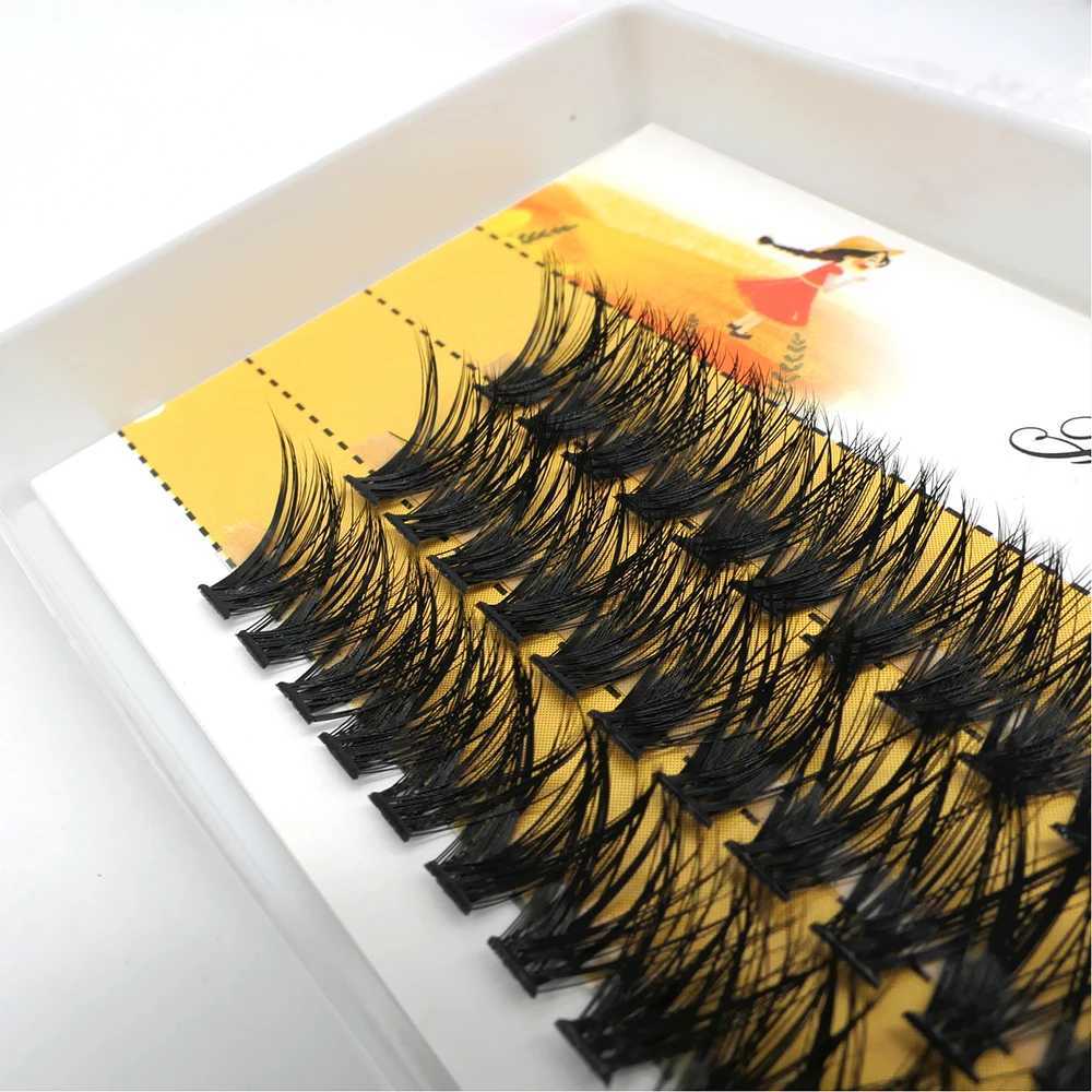 50D/40D/20D 60 bundles/box Personal eyelashes Natural mink eyelashes Extension C/D Curled eyelash clusters Soft box Eyelash wholesaleW241024