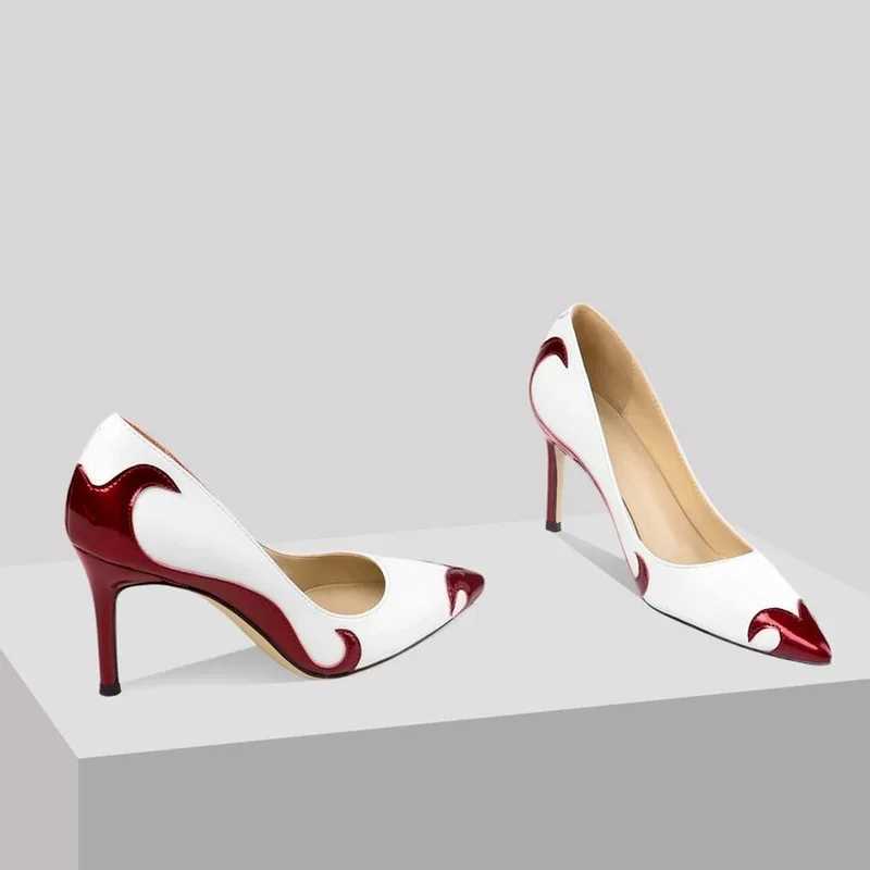 High Quality Pump Spring New Fi Womens High Heels and Stiletto High Heels 6.5cm and 8.5cm Sexy Pointed Toe Womens Fi Party Womens Shoes T241024