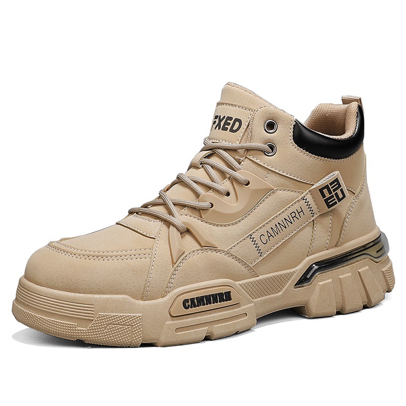 Men's Snow Boots: Non-Slip Winter Cotton Shoes for Men in Black cd44