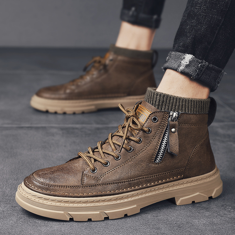 Snow Boots: Furry Winter Warmth, Cotton Shoes in Black 532a