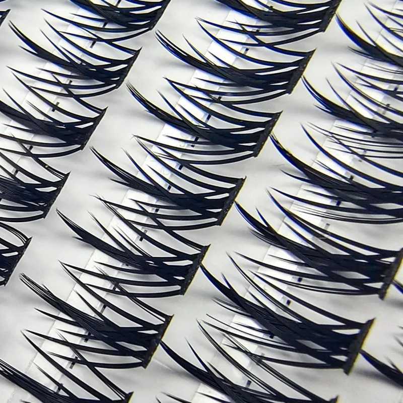 1 box/160 bundles of mink eyelashes natural 3D Russian personal eyelash extension MS eyelash cluster makeup tool eyelash wholesaleW241024