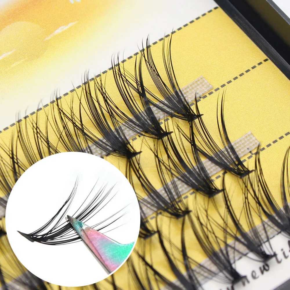 Moonlily soft mink 20D/30D/40D eyelash clusters natural eyelash extension 3D volume effect artificial rabbit personal makeupW241024