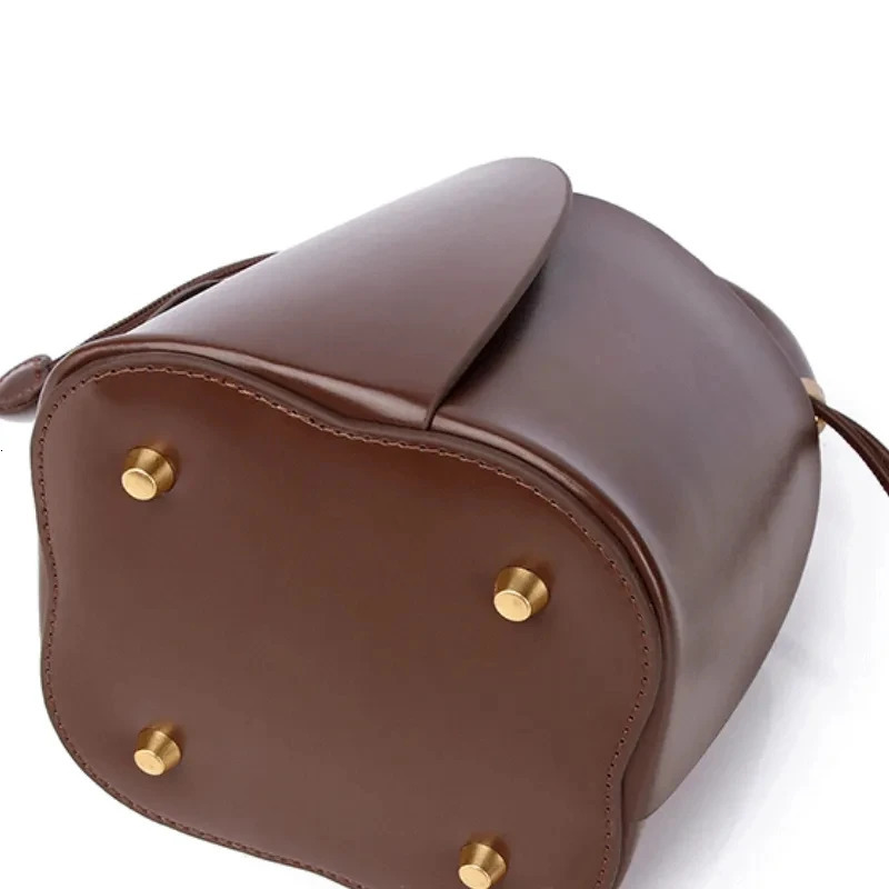 UKF Mini Bucket Bags for Women Petal y ner Handbag Shoulder Messenger Drawstring Womens Bag 241021