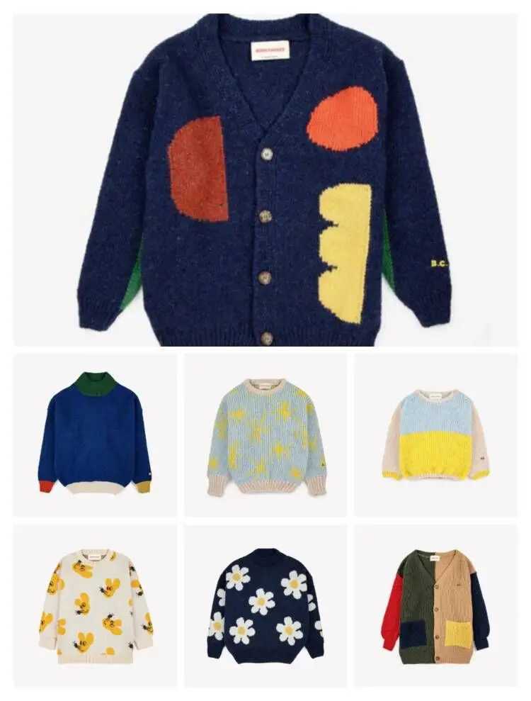 2023 New Autumn/Winter Childrens Sweater Casual Knitted Sweater W241025