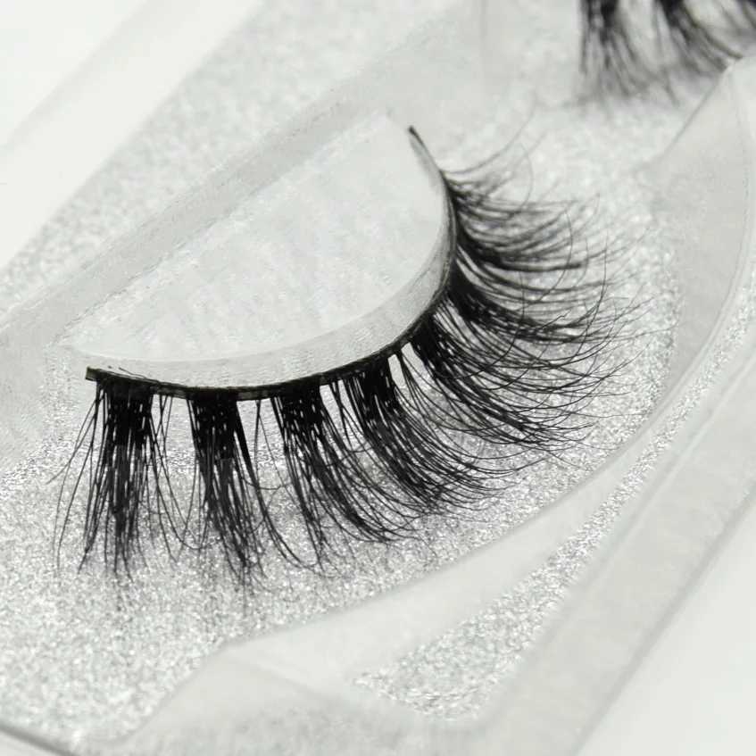 Visofree 3D mink eyelashes are soft natural handmade cruel and free of mink eyelashes. They are lightweight full length Cilios Posticos D23W241024