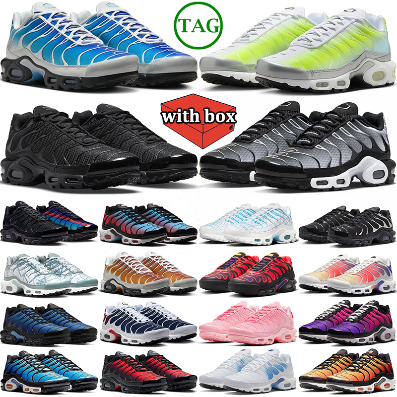 with box men women running shoes mens breathable sneakers triple black white sky blue grey green red pink Volt lightweight trainers outdoor sports shoe