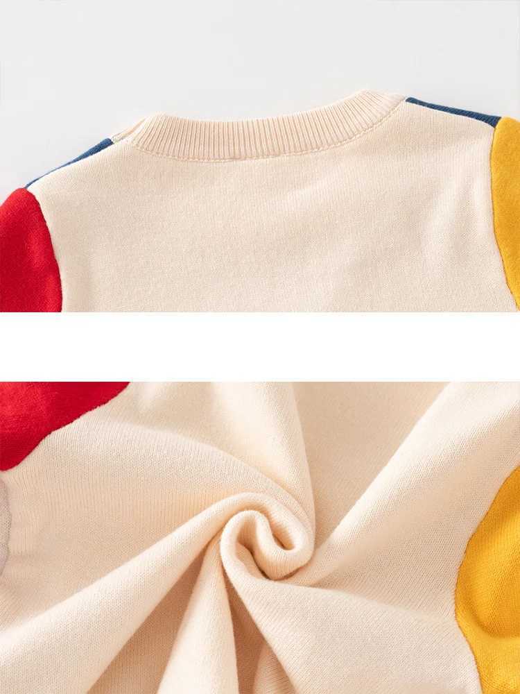 Winter Boys Sweater Cute Baby Knitted Printed Excavator Childrens Boys Long Sleeve Sweater Casual Childrens Sweater W241025