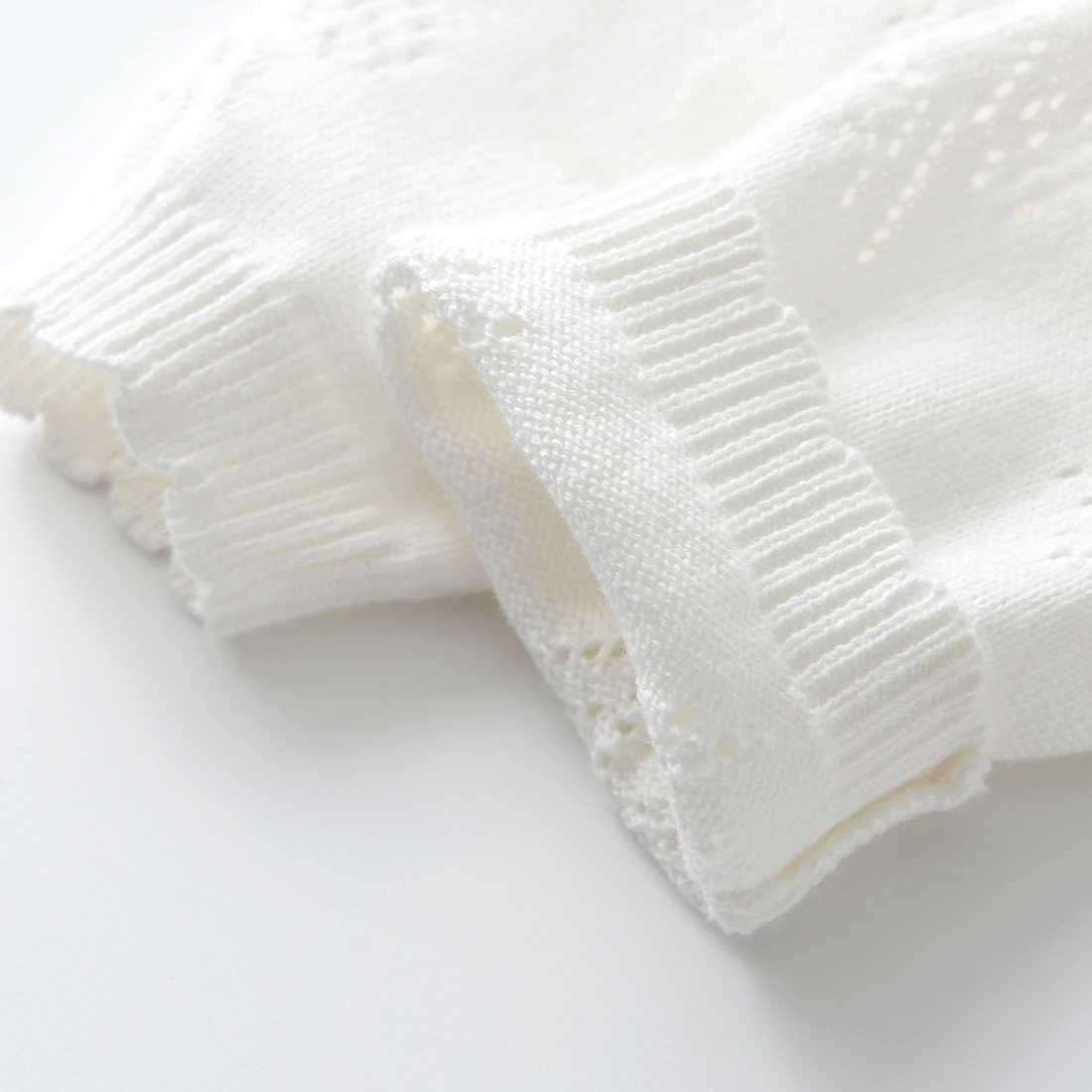 Childrens clothing girls knitted cardigan wool sweater thin spring and summer baby sweater cotton thread childrens coat W241025