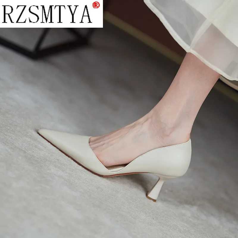 High Quality Womens Pump Elegant Pointed Toe Office Womens Shoes Spring/Summer High Heels Wedding Bridal Shoes Yellow Pump Zapatos Tac Mujer T241024