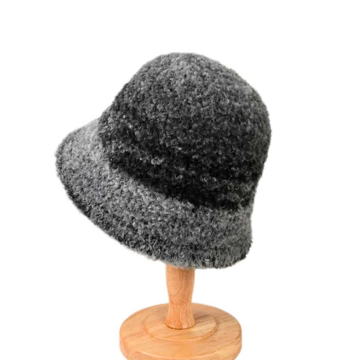 2024 Autumn Winter Ombre Bucket Hat Sweet Dopamine Fisherman Hat Warm Trend Small Luxury Gradual Color Tie Dye Travel Basin HatX241025