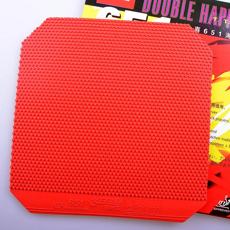 651 652 Table Tennis Rubber Pipsout with Fast Attack Ping Pong Sponge Short Pimples ITTF Approved 241024