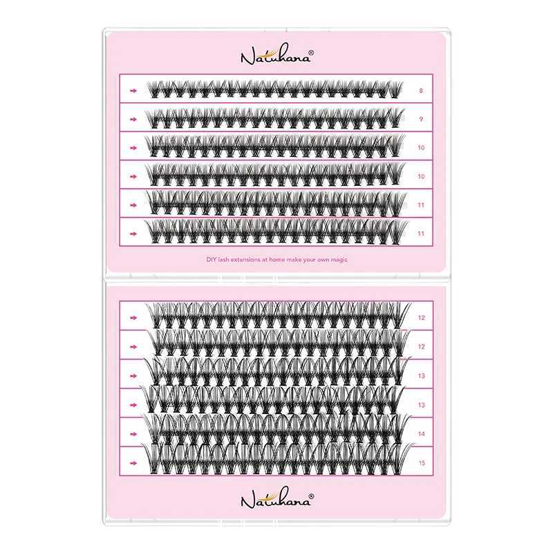 20D 30D polyester eyelash DIY color personal eyelash prefabricated volume fan artificial roll makeup toolW241024