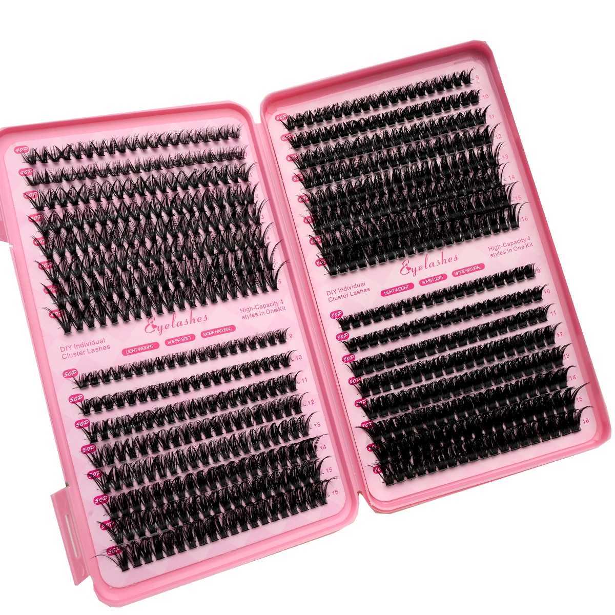 640pcs 30D/40D/50D/60D personal eyelash book cluster expansion false eyelashes DIY at home cluster eyelashes expansion makeupW241024