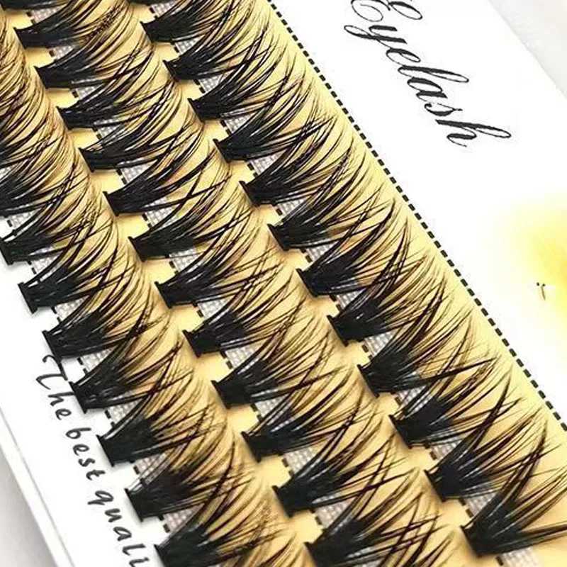 3 rows of 120/60/48 eyelash extensions natural Russian rolls artificial rolls personal 10/20/40D clusters false eyelashes makeupW241024