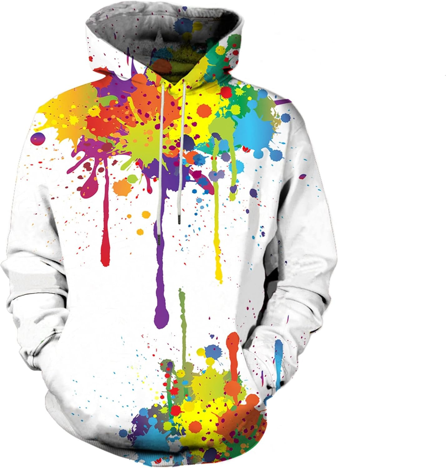 Hoodie for Mens Womens Unisex 3D Printed Hooded Sweatshirt Casual Pullover Hoodie with Fantasy fashion trend Big Pockets Graphic Hoodies sweatshirt Pu