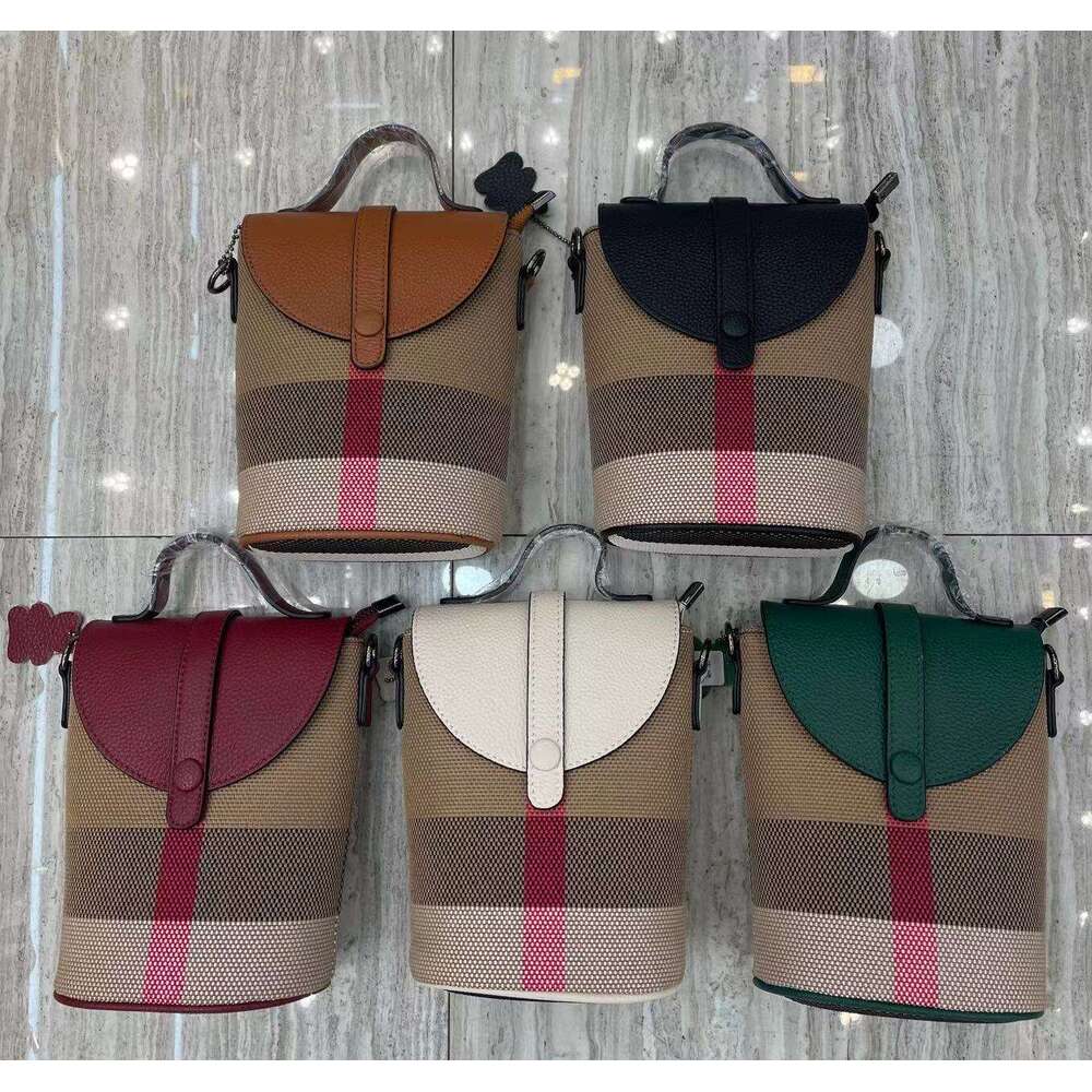Designer Bag Mini Lattice Canvas Crossbody Ladies Bag Leather Zipper Mobile Phone Bag Fashion Handbag Women Casual Small Shoulder Bag tote bag purse l