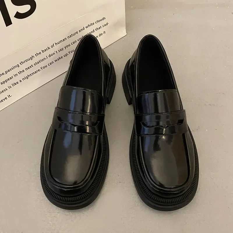 High Quality Brown Loafers Women Japanese School Students JK Uniform Shoes Round Toe Women Girls Round Toe Lolita Cosplay Shoes Size 42 T241024