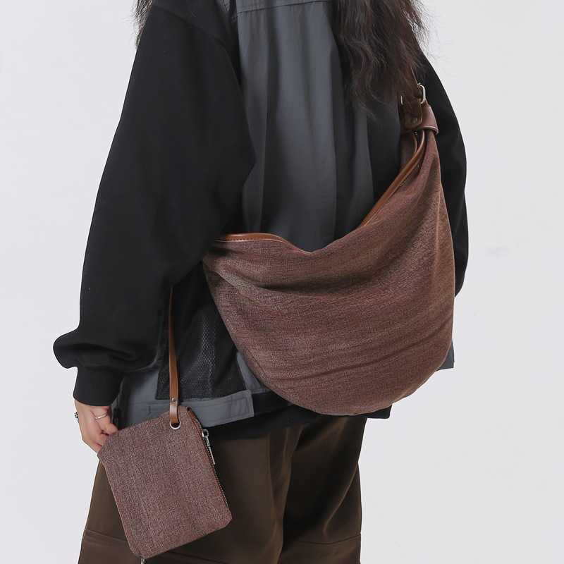 Shoulder Bag Crossbody Bag Trendy Cool Cowboy Bag Pattern Fashion Big Bag Korean Version South Korean Silk Simple 241015