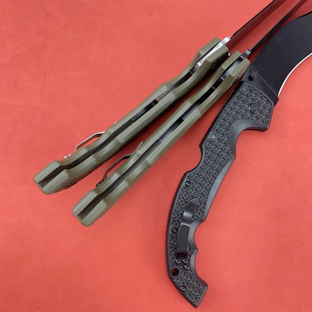 Cold 12.26-inch Traveler Folding Knife 8Cr13Mov Steel Blade Outdoor Military Combat Knife Professional Hunting Knife EDC Tool X241024