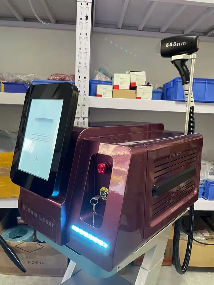 Portable Ice Cooling System Diode Laser Hair Removal 755Nm 808Nm 1064Nm Hair Removal Beauty Machin