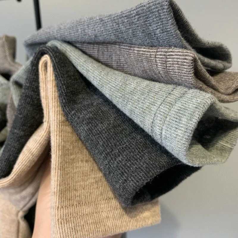 Childrens Bottom Shirt Spring/Summer Girl High Neck Warm Top Boy Sleeping Sweater W241025