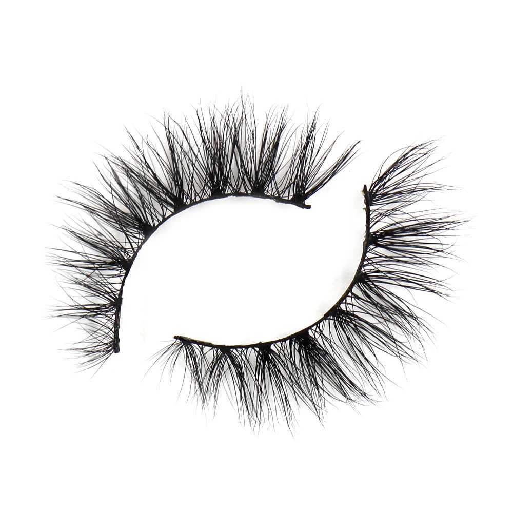 LEHUAMAO 3D mink eyelashes fluffy cross thick natural false eyelashes dramatic makeup eyelashes handmade false eyelashesW241024